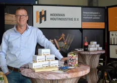 Robert Helder van Hoekman Houtindustrie natuurlijk ook weer present met de houten kisten en pallets